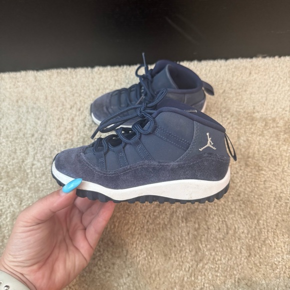 Nike Air Jordan 11 Retro TD Midnight Navy Velvet Size: 9 - Picture 1 of 9
